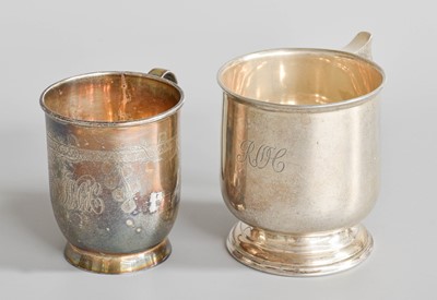 Lot 59 - A Victorian Silver Christening-Mug and a...