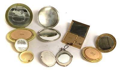 Lot 2120 - Collection of Silver and Other Compacts,...