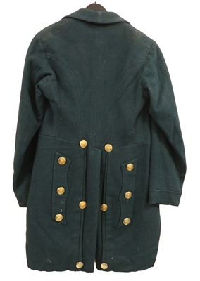 Lot 174 - A Border Regiment Green Wool Tailcoat, the...