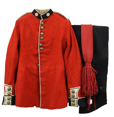 Lot 174 - A Border Regiment Green Wool Tailcoat, the...