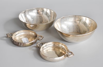 Lot 42 - A Pair of South American Silver Finger-Bowls...
