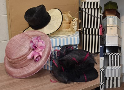 Lot 1156 - Assorted Modern Occasion Hats, including three...