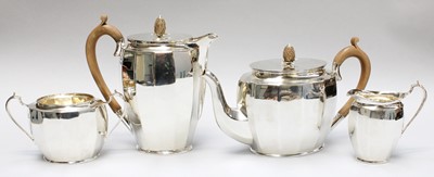 Lot 17 - A Four-Piece Silver Tea-Service, by Stower and...