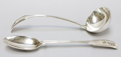 Lot 104 - A Victorian Silver Soup-Ladle and...