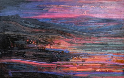 Lot 1026 - Mary Lord (b.1931) ''Evening at the Bay''...