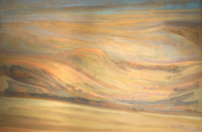 Lot 1040 - Mary Lord (b.1931) ''July Valley'' Signed,...