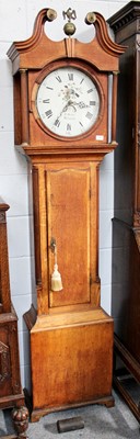 Lot 1305 - An Oak Thirty Hour Longcase Clock, circa 1800,...