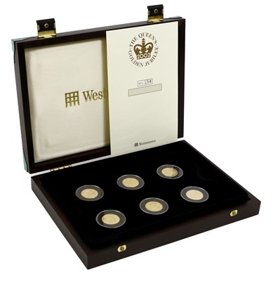 Lot 196 - The Golden Jubilee Six Gold Coin Collection...