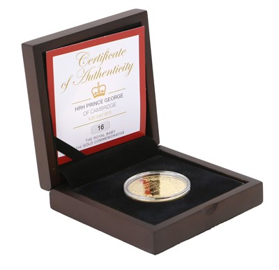 Lot 270 - The Royal Baby 1oz Gold Commemorative, (.917...