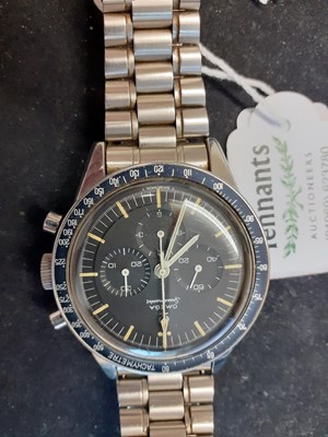 Lot 2168 - Omega: A Rare "Ed White" Pre-Moon Stainless...
