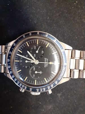 Lot 2168 - Omega: A Rare "Ed White" Pre-Moon Stainless...