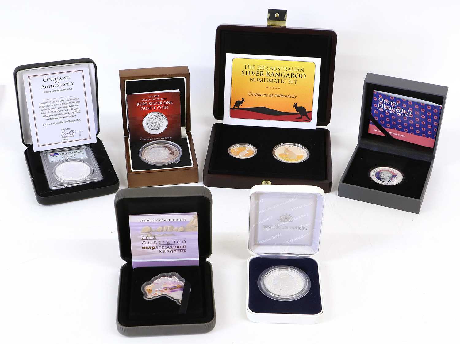 Lot 405 - Assorted Australian and New Zealand Silver...