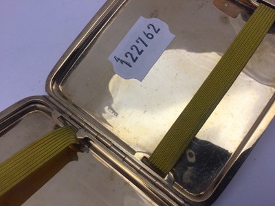Lot 2105 - A George V Gold Cigarette-Case