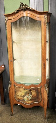 Lot 1487 - Vernis Martin Style Kingwood Vitrine, first...