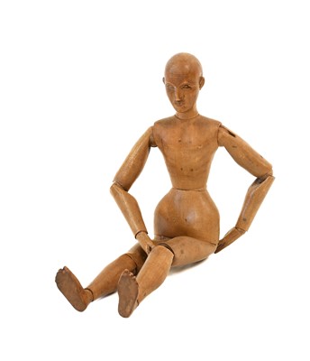 Lot 188 - A Carved Wood Artist's Lay Figure, late...