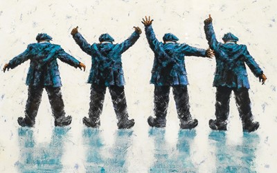 Lot 1033 - Alexander Millar (b.1960) Scottish "Help"...