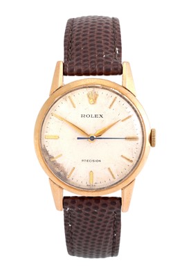 Lot 2405 - Rolex: A 9 Carat Gold Centre Seconds...