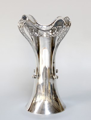 Lot 2 - A George V Silver Vase, by Ackroyd Rhodes,...