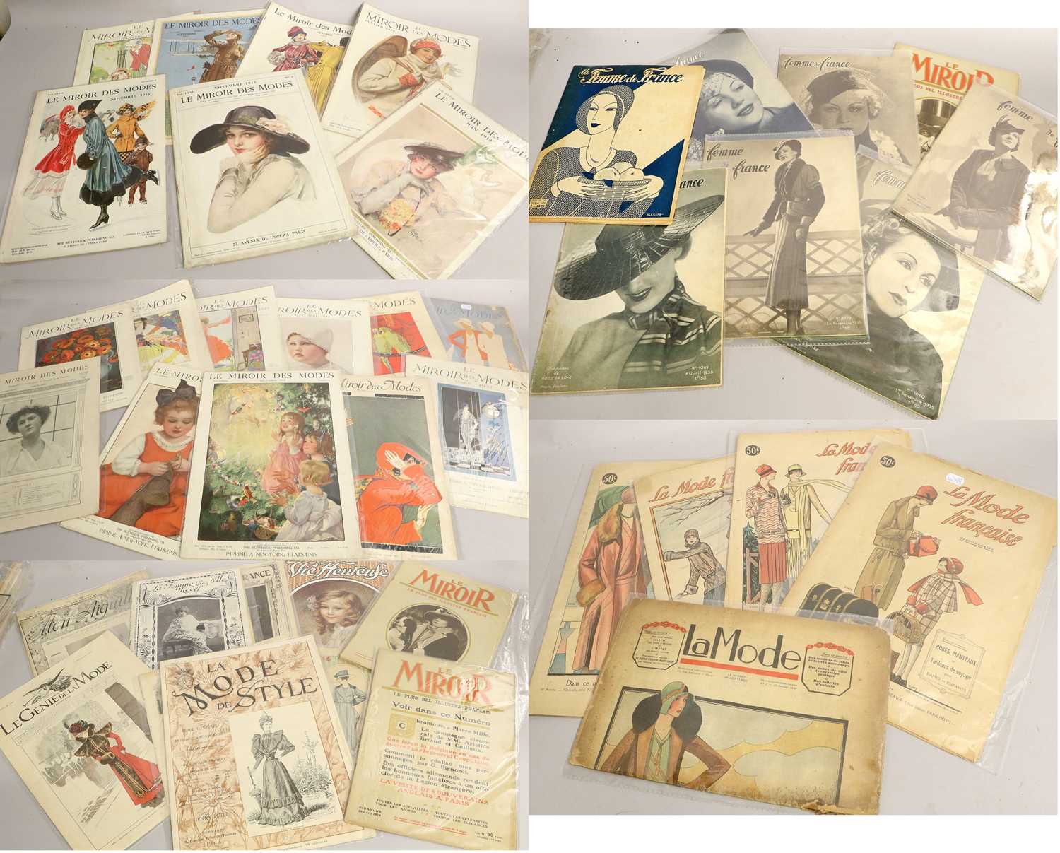 Lot 2234 - Early 20th Century French Fashion Magazines