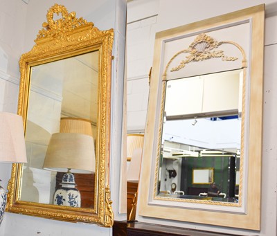 Lot 1294 - A 19th Century Style Gilt Framed Mirror, the...