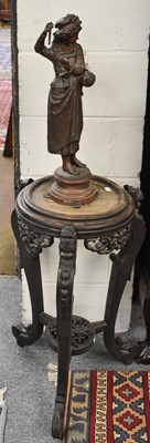 Lot 1285 - A 19th Century Chinese Carved Hardwood...