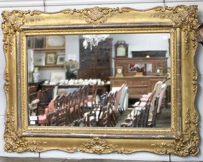 Lot 1503 - A 19th century Gilt Framed Mirror, with...