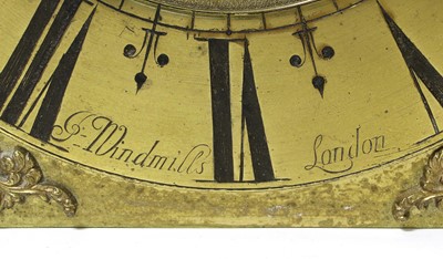 Lot 176 - An Early 18th Century Brass 10-Inch Dial...