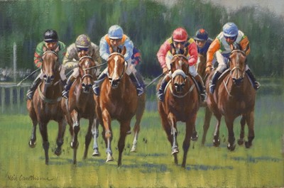 Lot 378 - Neil Cawthorne (1936-2022) "Into the Straight"...