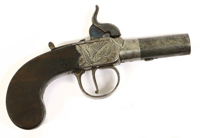 Lot 231 - A 19th Century Percussion Pocket Pistol, with...