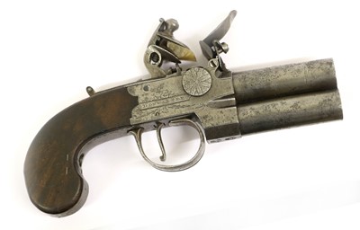 Lot 232 - A Late 18th Century Flintlock Over and Under...