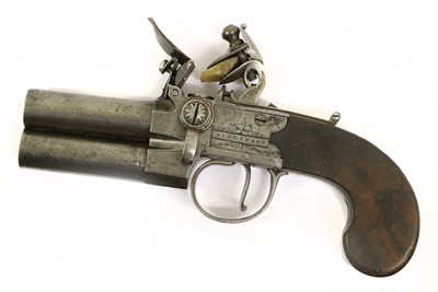 Lot 232 - A Late 18th Century Flintlock Over and Under...