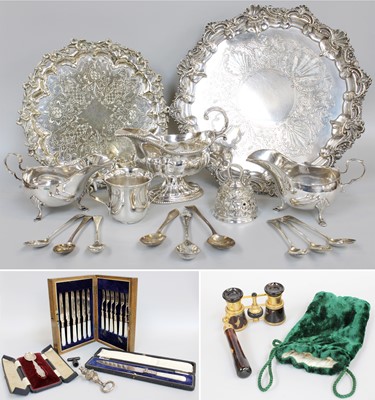 Lot 37 - A Collection of Assorted Silver and Silver...