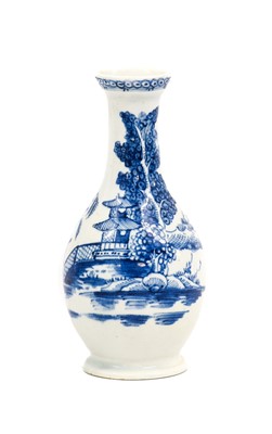 Lot 55 - A Lowestoft Porcelain Bottle Vase, circa 1775,...