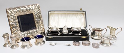 Lot 56 - A Collection of Assorted Silver, including an...