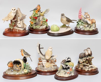 Lot 142 - Border Fine Arts Wildlife Models, including:...