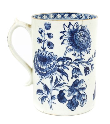 Lot 38 - A Lowestoft Porcelain Mug, circa 1765-75, of...