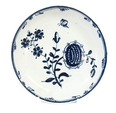 Lot 33 - A Lowestoft Coffee Cup, circa 1765-75, painted...