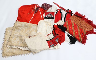 Lot 2101 - 20th Century Red Wool European Costume,...