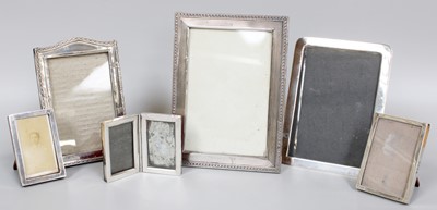 Lot 64 - Six Various Silver-Mounted Photograph-Frames,...