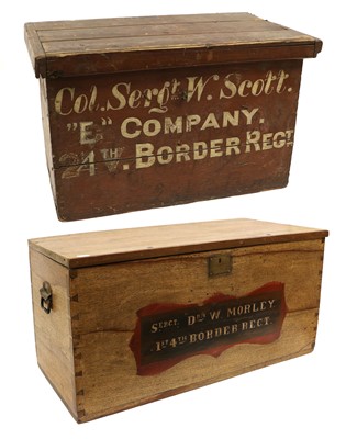 Lot 72 - An Early 20th Century Teak Trunk, with...