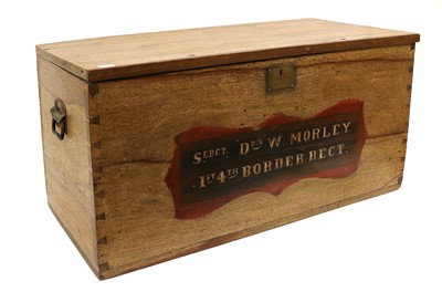 Lot 133 - An Early 20th Century Teak Trunk, with...