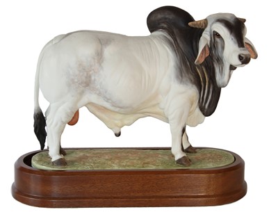 Lot 2210 - Royal Worcester Brahman Bull "J.D.H. De Ellary...