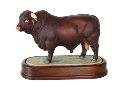 Lot 2215 - Royal Worcester Santa Gertrudis Bull "Prince",...