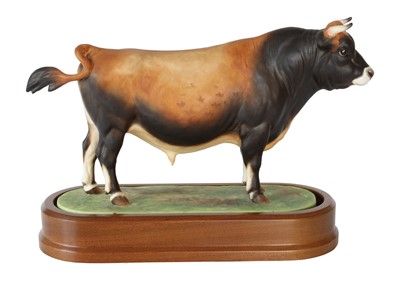 Lot 2214 - Royal Worcester Jersey Bull ''Leebarn Carlisle...