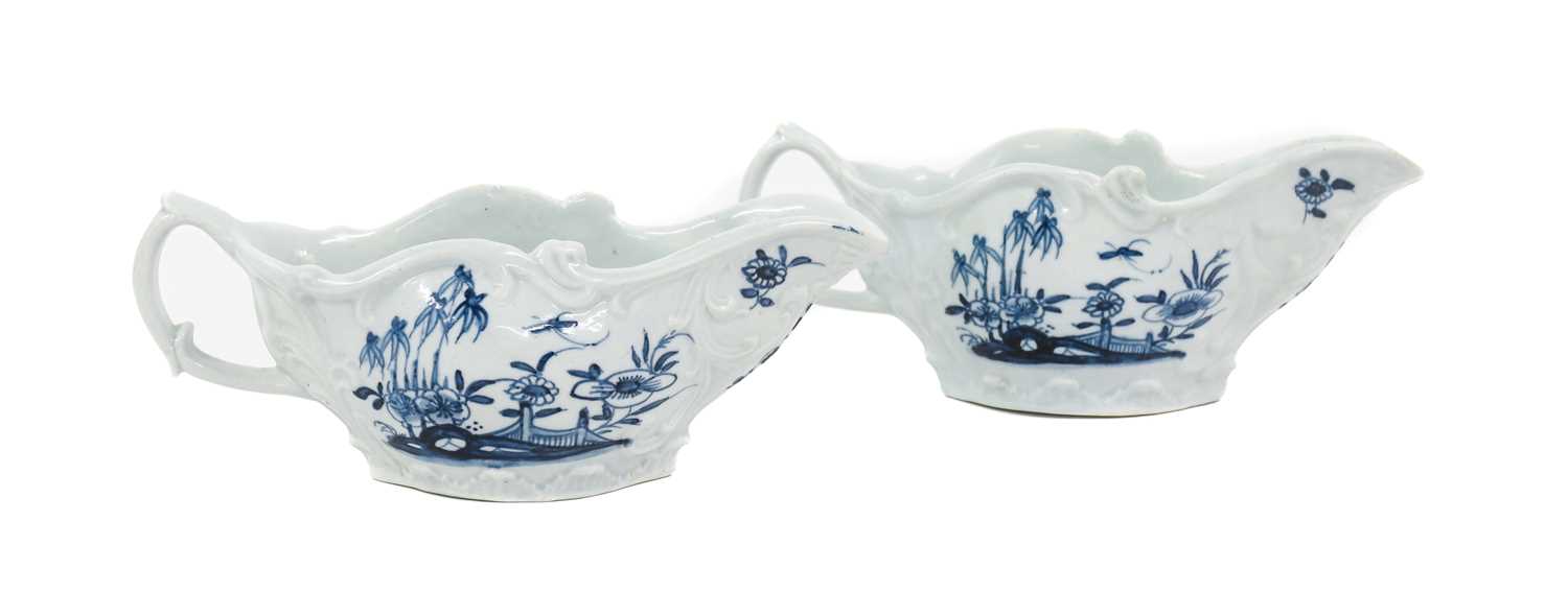 Lot 57 - A Near Pair of Chaffers Liverpool Porcelain...