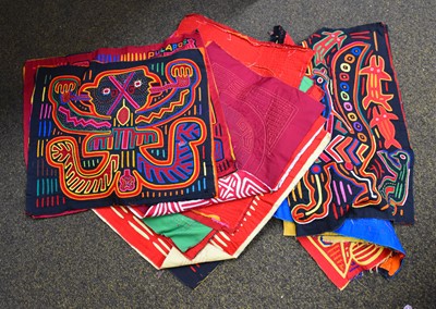 Lot 1185 - Collection of 20th Century Molas from San Blas...