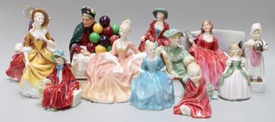 Lot 186 - A Collection of Royal Doulton Figures,...