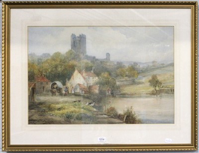 Lot 1214 - J*W*B* (19th/20th century) River landscape...