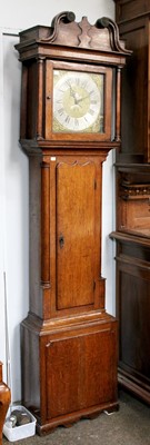 Lot 1374 - A Oak Thrity Hour Longcase Clock, Signed W....