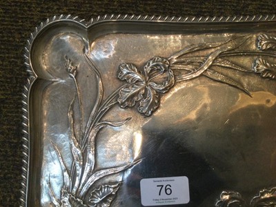 Lot 76 - An Edward VII Silver Dressing-Table Tray, by R....